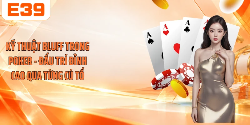 Kỹ Thuật Bluff Trong Poker - Đấu Trí Đỉnh Cao Qua Từng Cú Tố