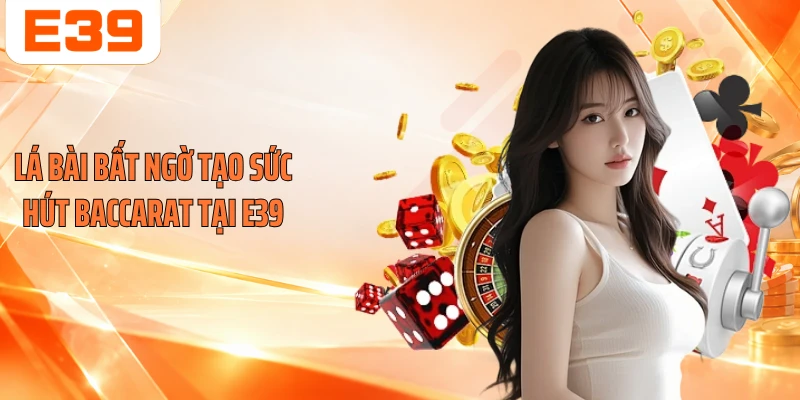 Lá bài bất ngờ tạo sức hút Baccarat tại E39