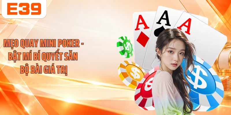 Mẹo Quay Mini Poker - Bật Mí Bí Quyết Săn Bộ Bài Giá Trị